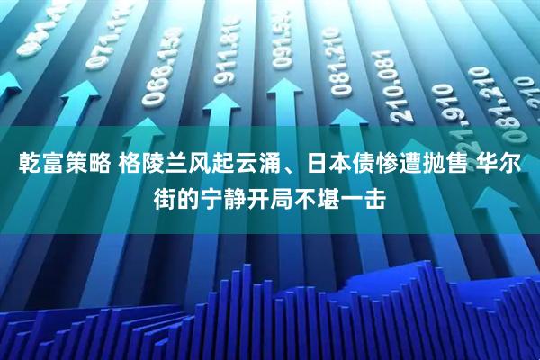 乾富策略 格陵兰风起云涌、日本债惨遭抛售 华尔街的宁静开局不堪一击